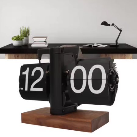 The Virels Retro Clock - Digital Flip Down Retro Automatic Clock