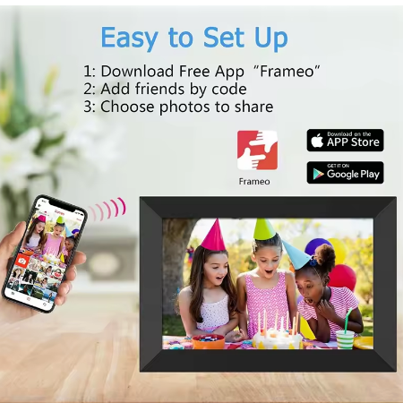 The Virels Digital Picture Frame - HD IPS Digital Frame