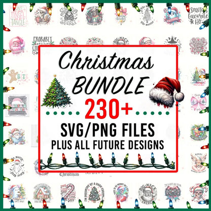 Christmas Creative Art Bundle PNG & SVG